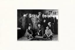 Foto perkumpulan intelektual Prancis